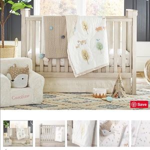 Pottery Barn Kids Dakota Nursery Bedding Set